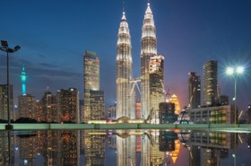 KLCC reflection Cityscape