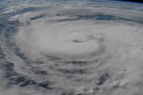 Hurricane Harvey seen from the ISS, 24/08/17