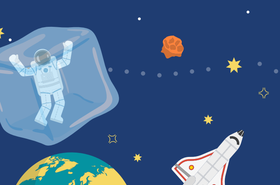 The coldness of space