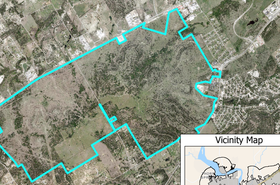 Location of potential 2,100 data center in Granbury, Texas