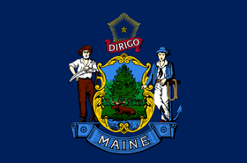 maine flag