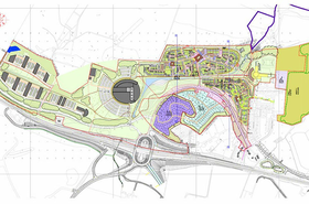 Master plan for previous development at same land parcel